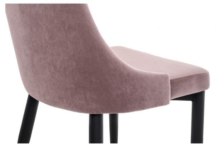 Стул на металлокаркасе Kora light purple / black-5