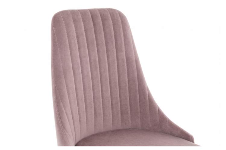 Стул на металлокаркасе Kora light purple / black-6