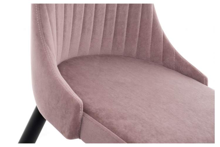 Стул на металлокаркасе Kora light purple / black-7