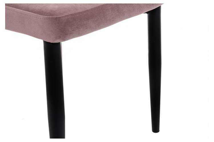 Стул на металлокаркасе Kora light purple / black-9