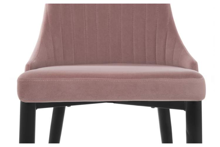 Стул на металлокаркасе Kora light purple / black-10