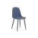 Lilu dark blue / black Стул на металлокаркасе