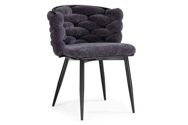 Стул на металлокаркасе на металлокаркасе Rendi gray-blue / black