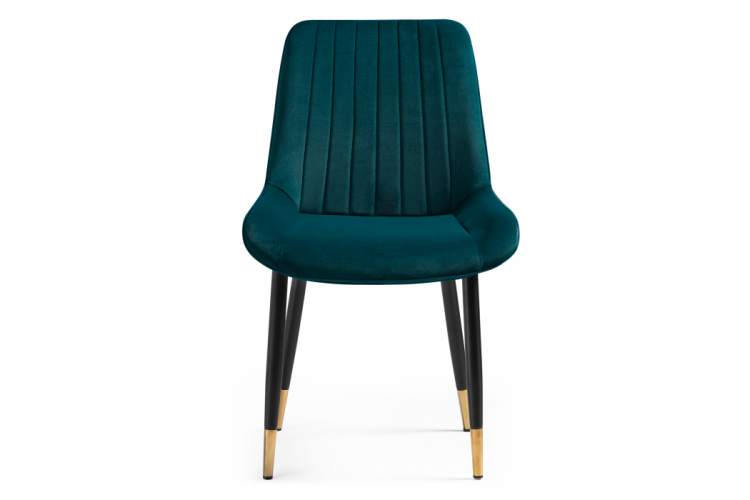 Стул на металлокаркасе Seda-1 green / gold / black-2
