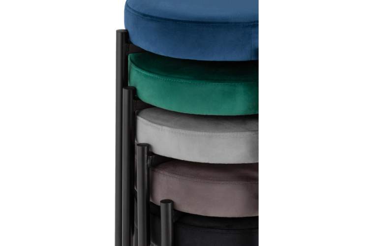 Табурет Кудо velutto 52 / черный-6