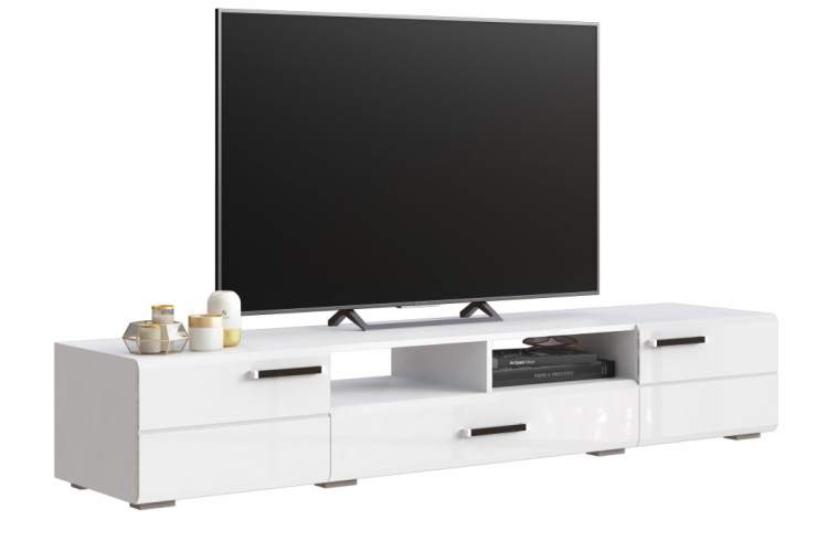 ТВ-тумба Иоги 2.0 белый / белый глянец