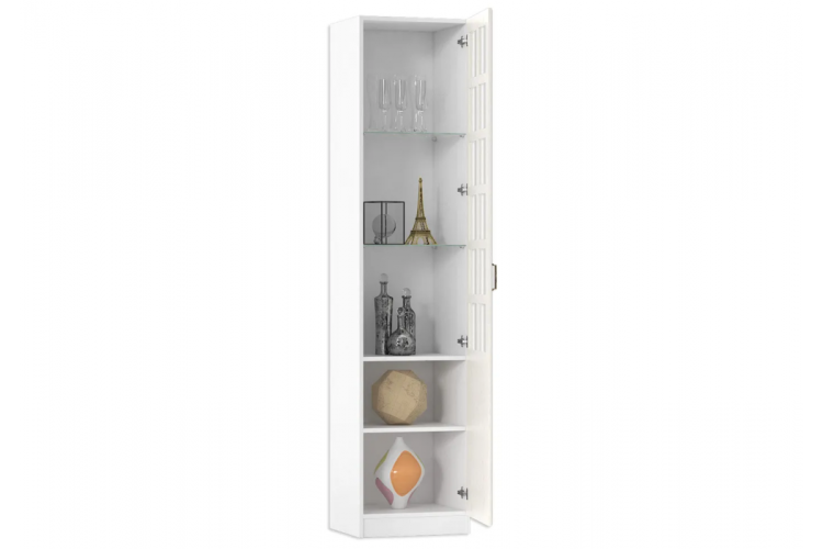 Ливерпуль белый / ясень ваниль Шкафы-4