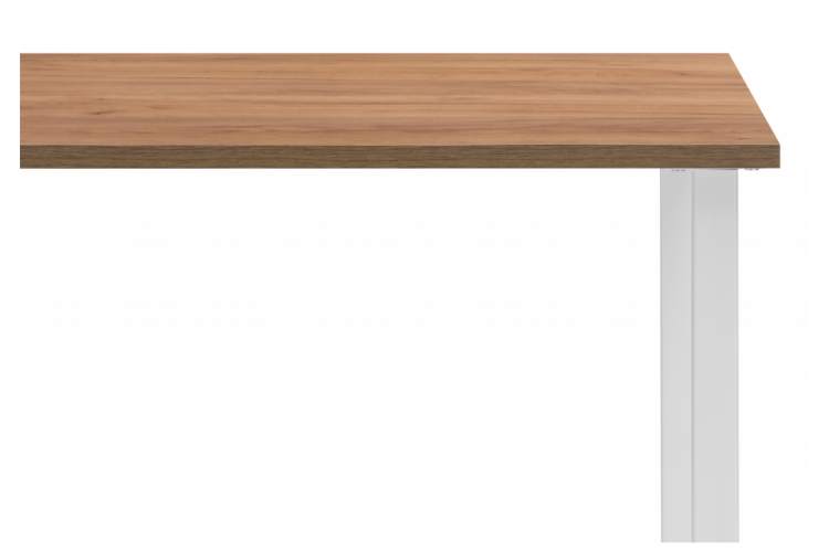 Стол деревянный Лиман 140 x 80 дуб крафт золотой / белый матовый-8