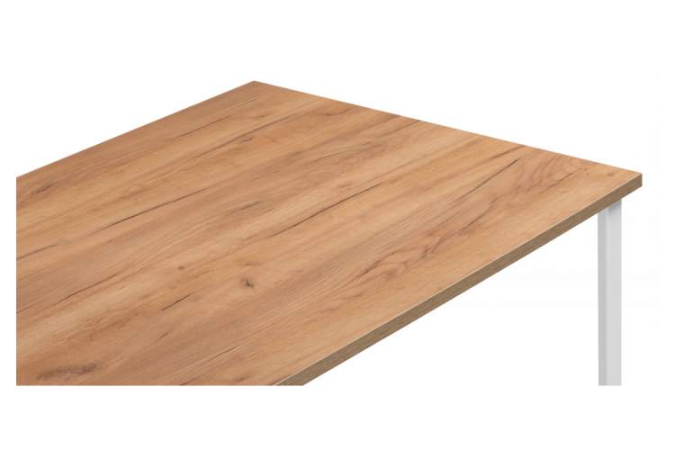 Стол деревянный Лиман 140 x 80 дуб крафт золотой / белый матовый-9