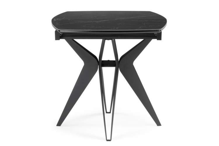 Керамический стол Риполь 160(205)х89 черный мрамор shakespeare black / черный-10
