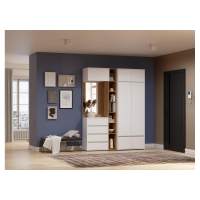 Прихожая Роут белый комплектация 4