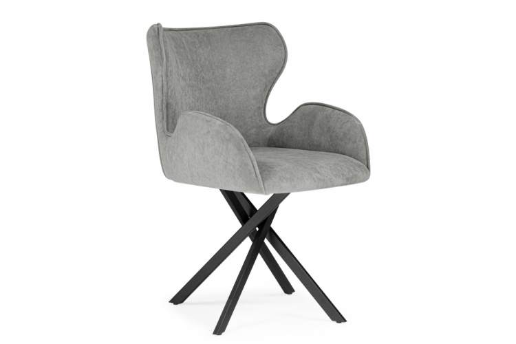 Стул на металлокаркасе Карлайл антрацитовый brendy stone 28 / черный-3