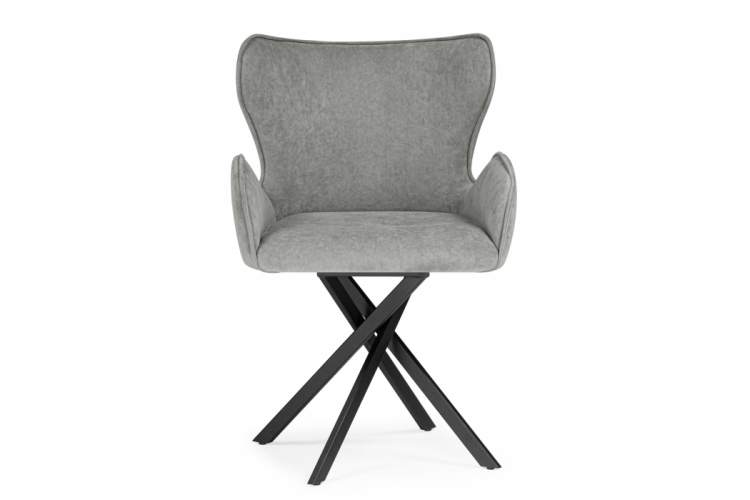 Стул на металлокаркасе Карлайл антрацитовый brendy stone 28 / черный-4