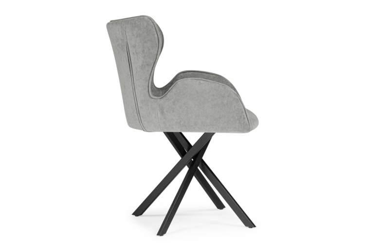 Стул на металлокаркасе Карлайл антрацитовый brendy stone 28 / черный-5