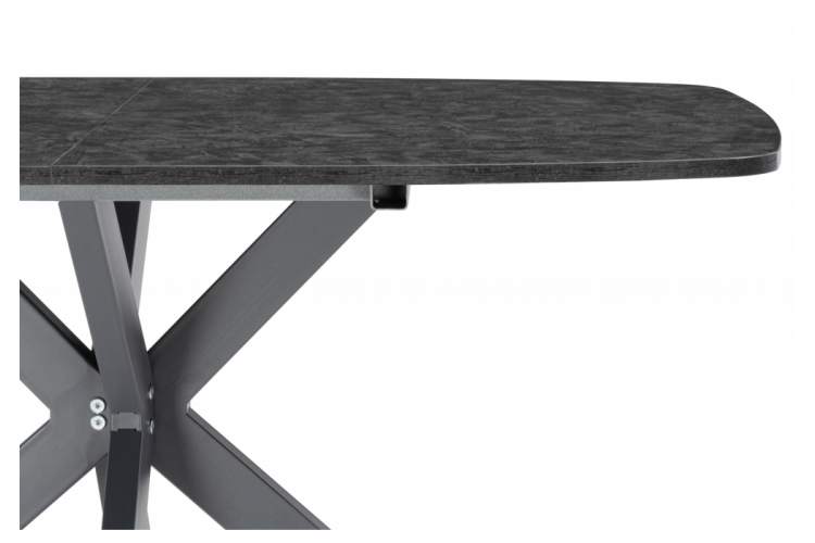 Стол деревянный Кортез 116(160)x77 раздвижной малави / серый-10