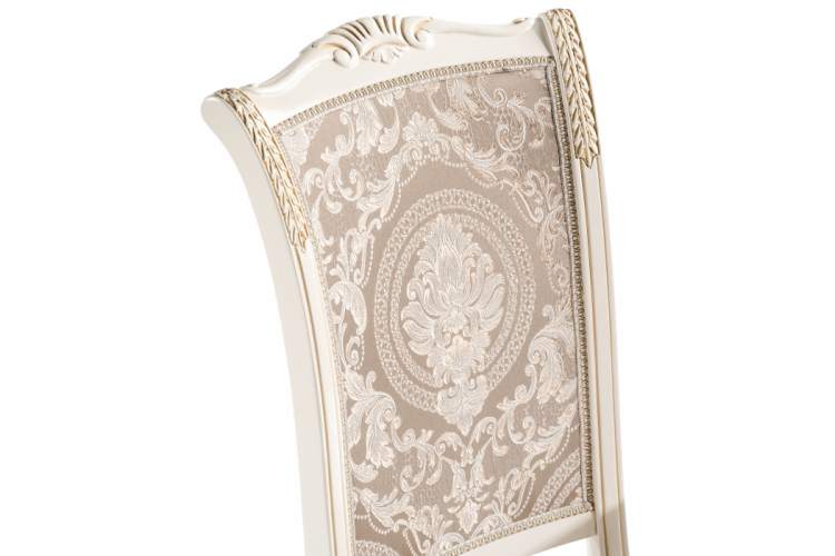 Стул деревянный Керия ткань бежевый / слоновая кость-9