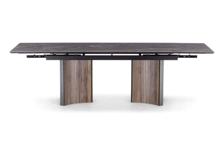 Керамический стол Саливан 180x90 nero marquina / дуб бомонд лофт-11