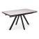 Керамический стол Вилли 140(200)х80 carmen light grey / черный