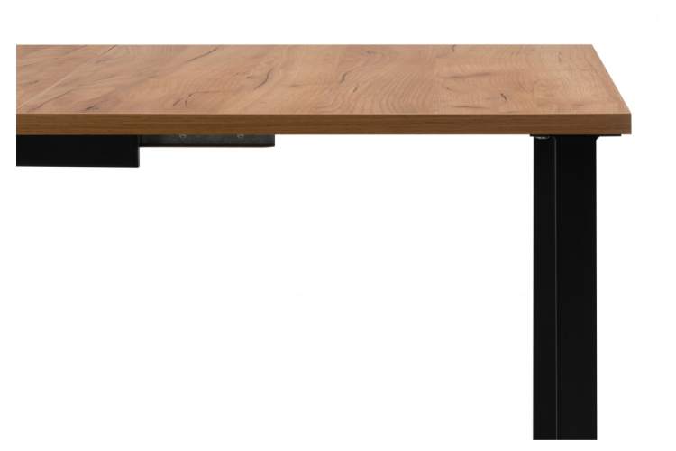 Стол деревянный Лиман 117 (157) x 77 дуб крафт золотой / черный матовый-12