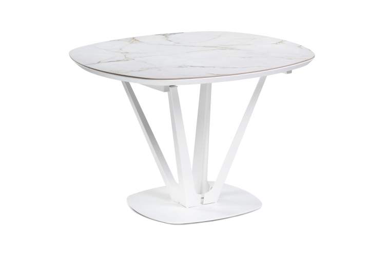 Керамический стол Азраун белый-11