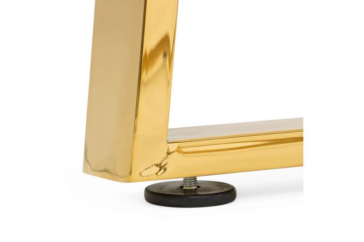 Керамический стол Селена 1 160х90х77 белый мрамор / золото-12