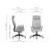 Офисное кресло Leo light gray / dark gray