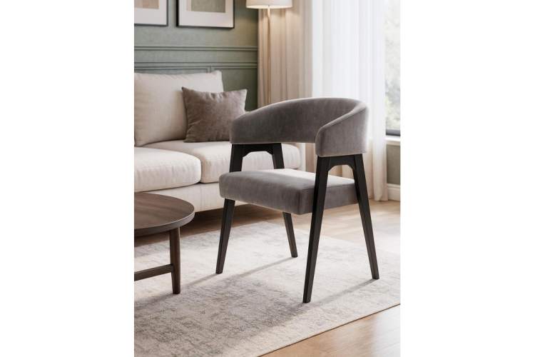 Стул деревянный Невада 1 ткань 234 / черное дерево-1