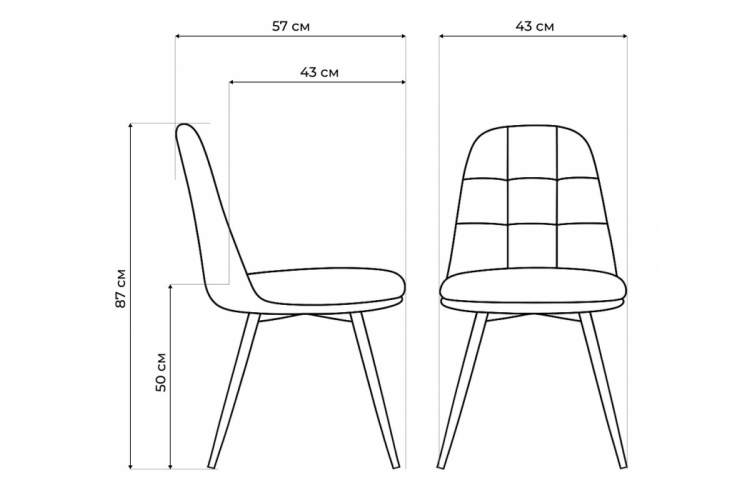 Стул на металлокаркасе Texas 1 поворотный светло-серый / черный-2