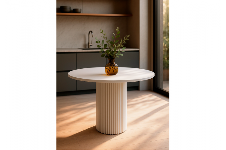 Стол деревянный Барел 110 белый / белый-3