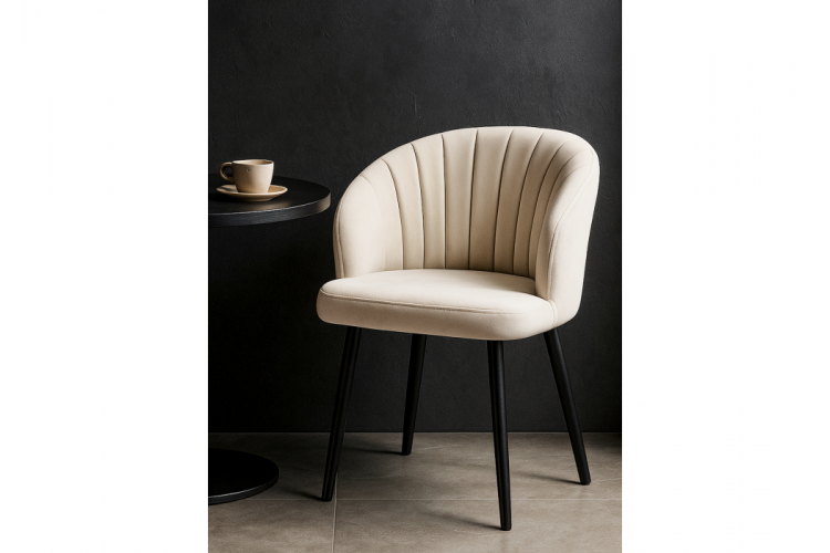 Стул на металлокаркасе Бэнбу marseille 2 данс / черный-1