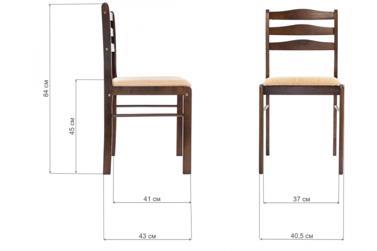 Стул деревянный Camel dirty oak / beige-1