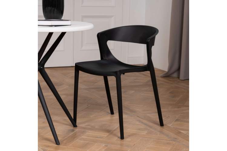 Пластиковый стул Градно черный-2