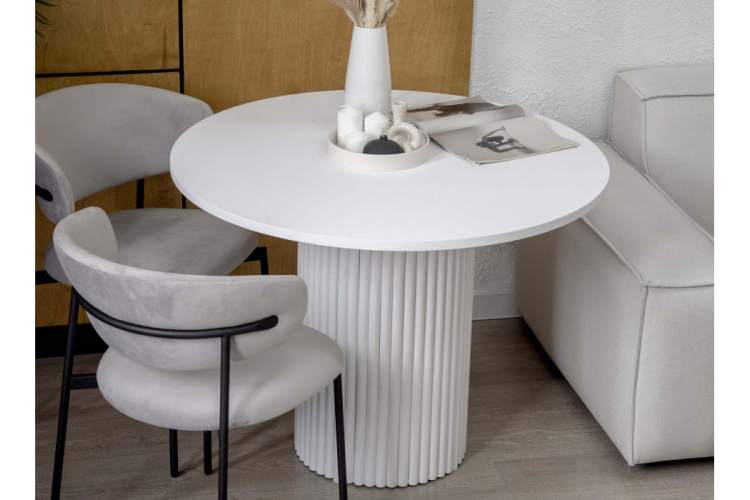 Стол деревянный Барел 110 белый / белый-13