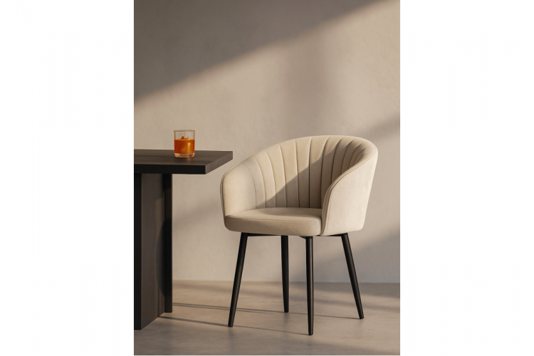 Стул на металлокаркасе Моншау marseille 2 данс / черный-1