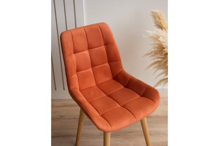 Стул деревянный Челси терракотовый (zd 432) / светлое дерево np-6