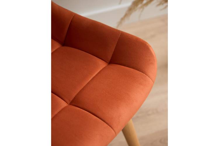 Стул деревянный Челси терракотовый (zd 432) / светлое дерево np-7