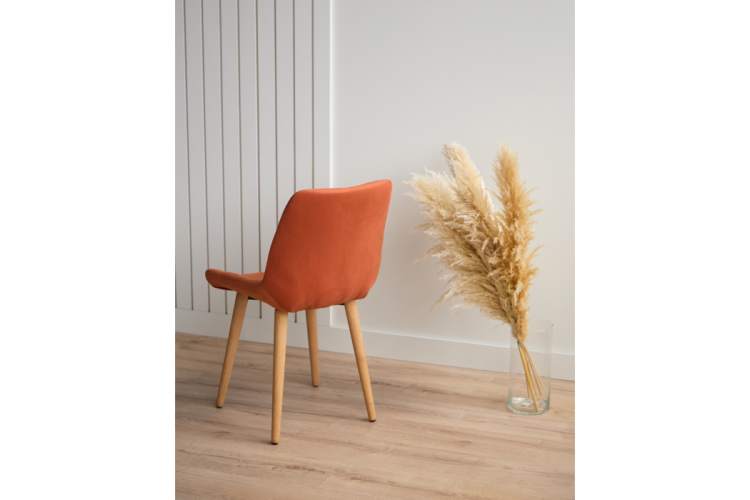 Стул деревянный Челси терракотовый (zd 432) / светлое дерево np-8