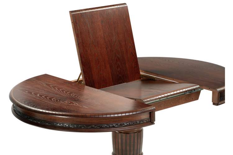 Стол деревянный Альфред орех / коричневая патина-4