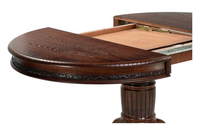 Стол деревянный Альфред орех / коричневая патина-5