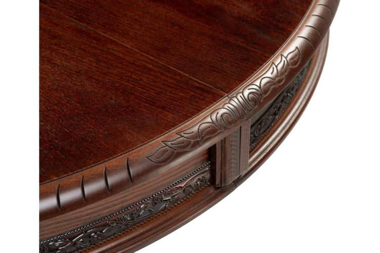 Стол деревянный Альфред орех / коричневая патина-9