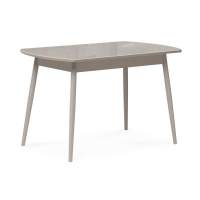 Стол стеклянный Бейкер 120(1502)х70х75 латте / капучино