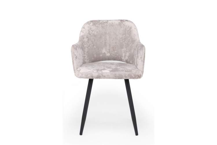 Стул на металлокаркасе Эолин 360 латте (simple 008) / черный-2