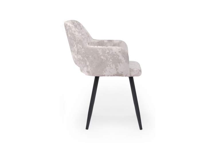 Стул на металлокаркасе Эолин 360 латте (simple 008) / черный-3