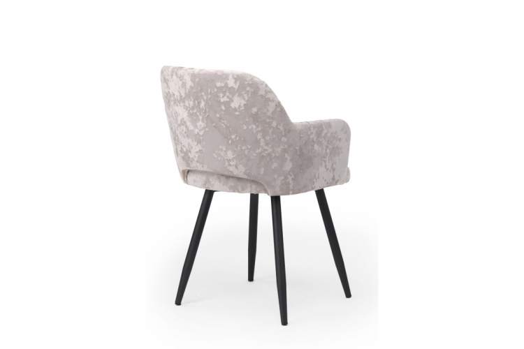 Стул на металлокаркасе Эолин 360 латте (simple 008) / черный-4