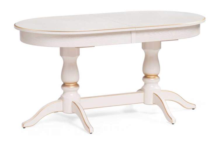 Стол деревянный Красидиано 150 слоновая кость / золото