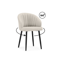 Стул на металлокаркасе Бэнбу marseille 2 данс / черный