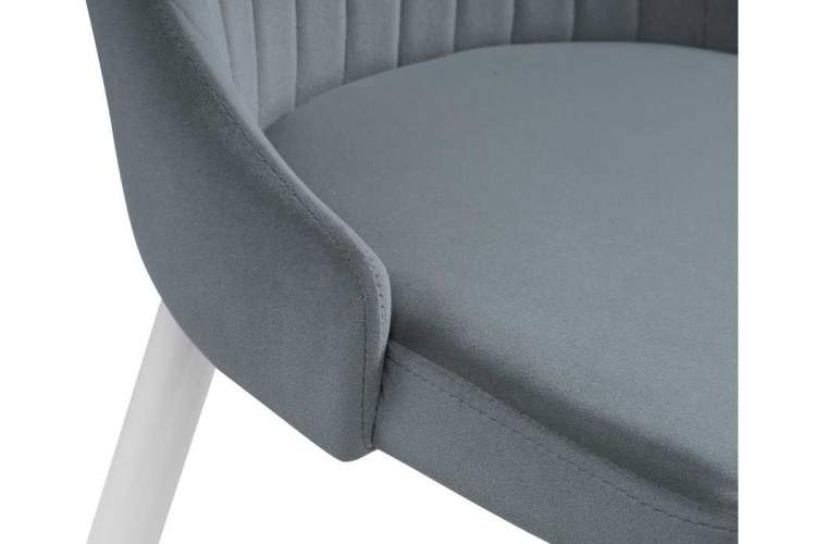 Стул на металлокаркасе Kora white / gray-8