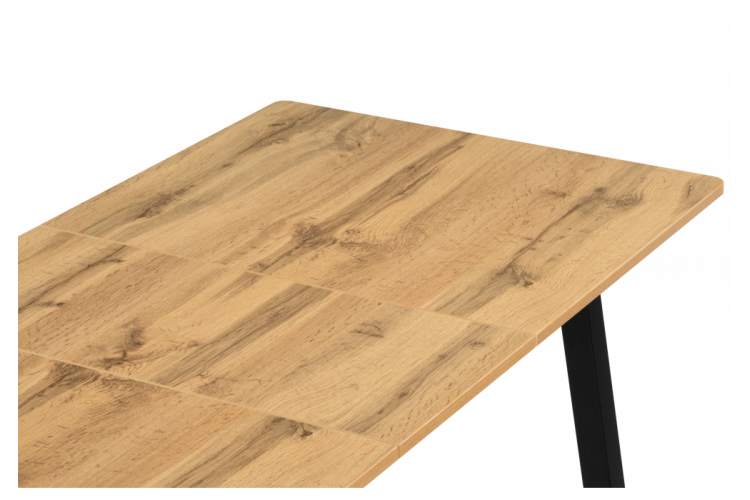 Стол деревянный Марион 110(140) x 68 дуб вотан / черный-9