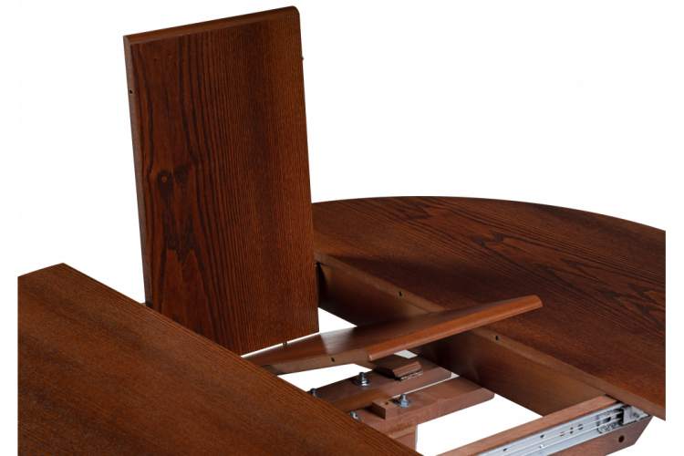 Стол деревянный Павия 100 орех с коричневой патиной-4