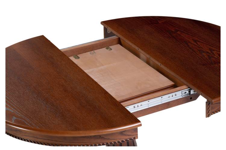 Стол деревянный Павия 100 орех с коричневой патиной-6